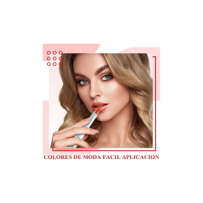 Labial Brillo De Prensa Lápiz Gloss Maquillaje