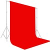 GFCC 6FTX9FT Red Backdrop Background - for Photography Photo Booth
