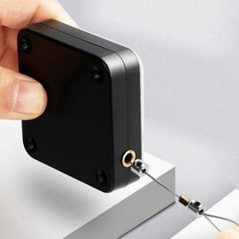 No-Drill Wire Door Closer for Entry & Fire Doors Door Closer Black