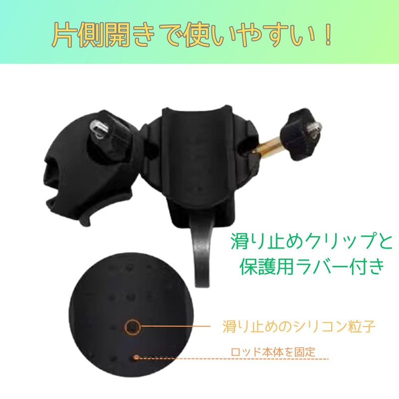 GeneX Piton Clamp, Piton Fishing, Rod Keeper, Rod Clamp, Piton