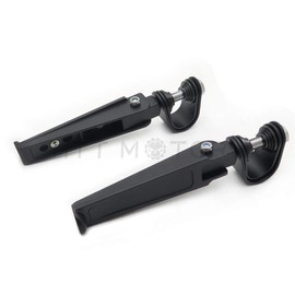 HTTMT MT215-056- Compatible con estribos de 1 a 1.25 pulgadas de 1 1/4 pulgadas de protección de motor compatibles con Harley Bad Boy Fxstsb Heritage Softail FLST negro