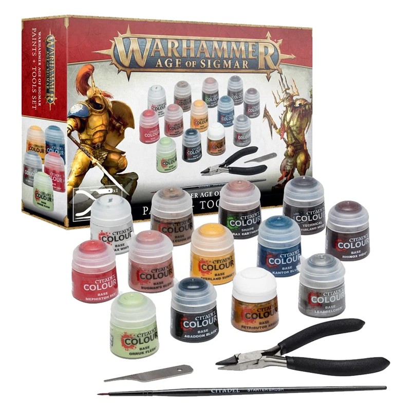 Warhammer Age of Sigmar: Paint and Tools Set