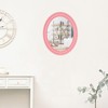 Funerom 20 x 16 inch Pink Wall Mirror Oval Bathroom
