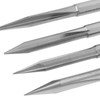 4Pcs VShaped Carving Cutter 2Edged Engraving Bit 4x0.3x15°/4x0.3x20°/4x0.3x25°/4x0.3x30°