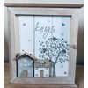 Shabby Chic Wooden Wall Mounted Key Box | Key Cabinet