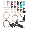 Guitar Accessories Color String Set Tuner Capo Bridge Pins Pick