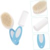 Juego De Peine Y Cepillo Para Bebés, Cerdas Naturales Suaves