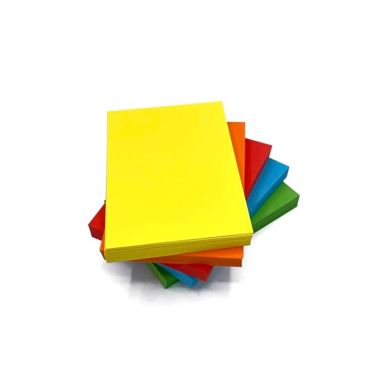 Blank Flash Cards, A6 105 x 148 mm Assorted Intense