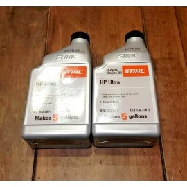 STIHL NEW Genuine STIHL (2) 5 Gal HP Ultra 2-Cycle SYNTHETIC Engine Mix Oil 12.8 fl oz