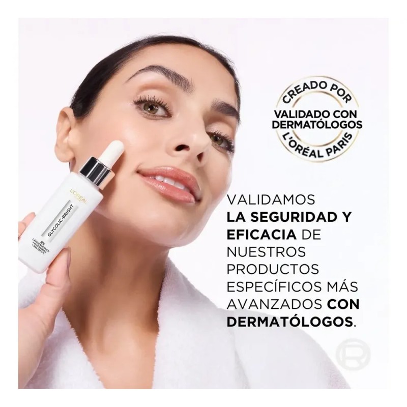 L'Oréal Paris Glycolic Bright Sérum Anti-Manchas, 8% Melasyl + Glicólico