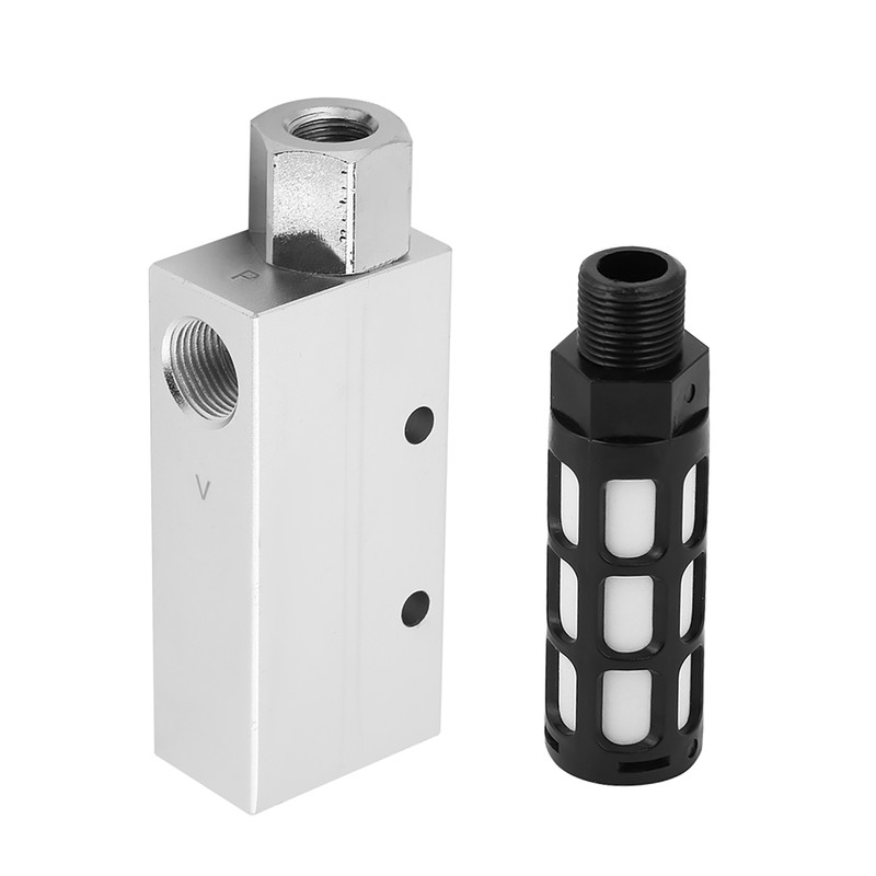 CV-20HS Pneumatic Air Exhaust Vacuum Generator Ejector with Silencer