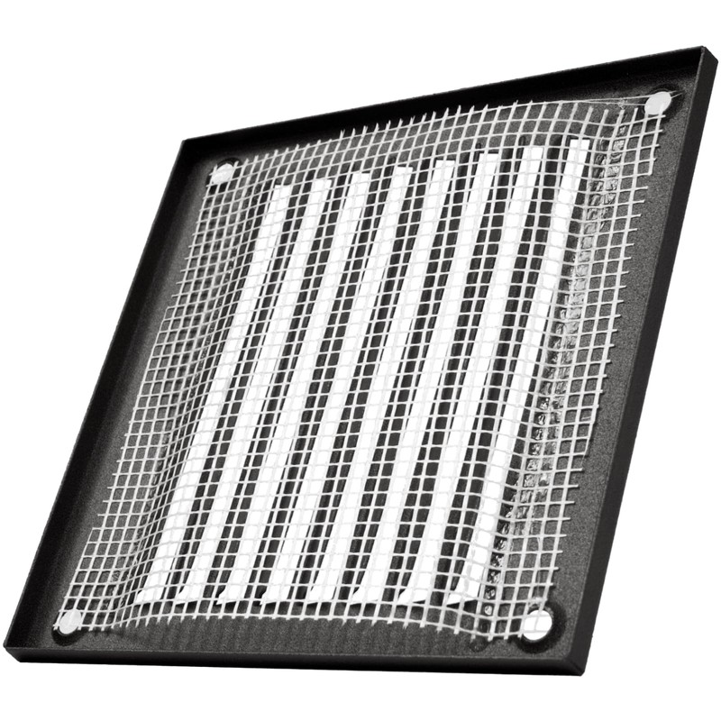 10x10cm Charcoal Air Vent Grille Steel Return Grille Ceiling Side