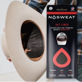 No Sweat Cowboy Hat and Riding Helmet Liner/Sweat Absorber (50 Pack)