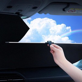 Retractable Windshield Sunshade Car Sun Visor Foldable Auto Sunshade Cover Front Window Parasol Anti UV Car Interior Accessories
