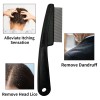 yumflan Dandruff Comb, Stainless Steel Fine Tooth Dandruff Remover
