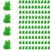 100 Pack Mini Frogs, Resin Green Tiny Frogs to Hide