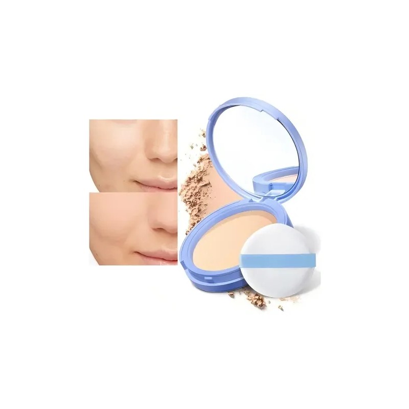 Base De Maquillaje Polvo Compacto Fijador Matte
