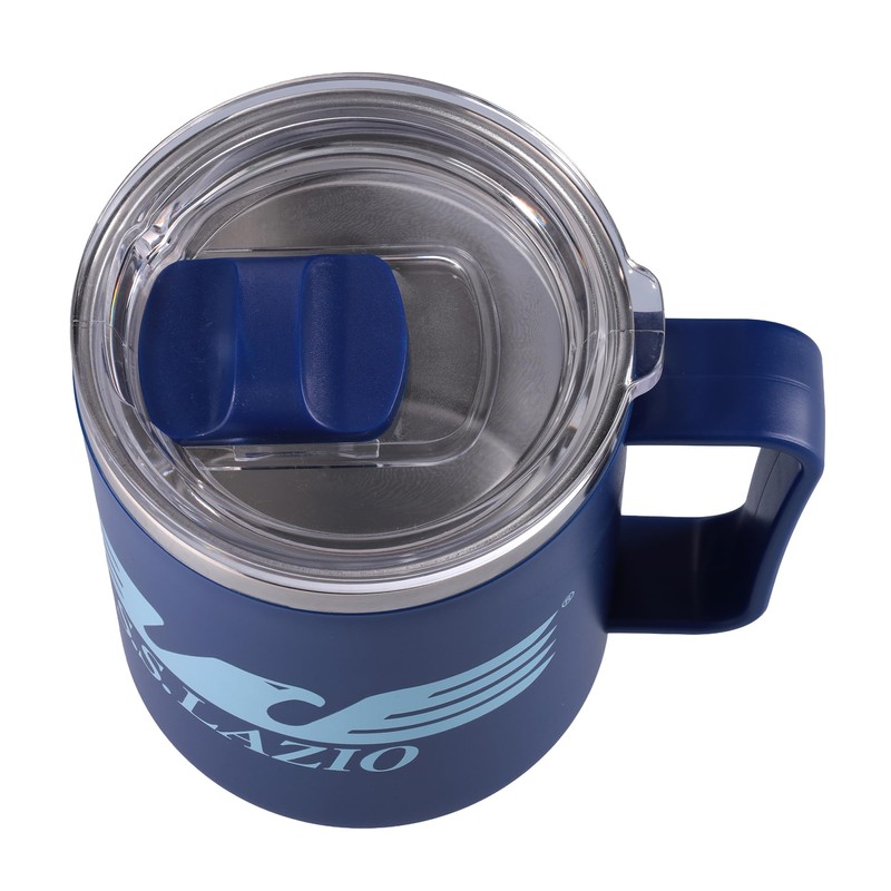 SS Lazio Tazza Acciaio Termica Prodotto Ufficiale, blu