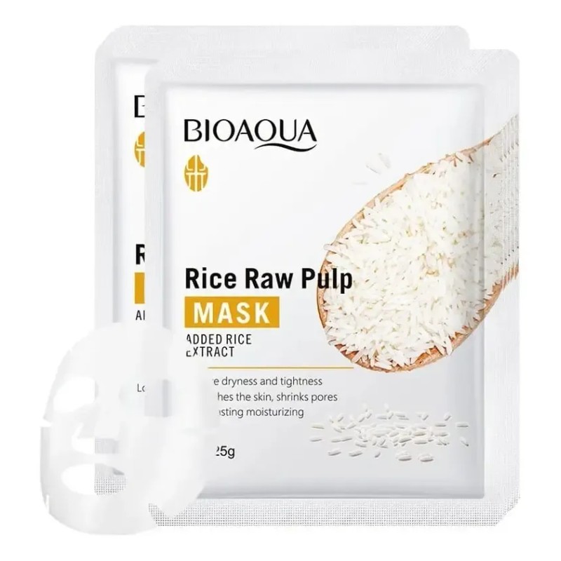 Extracto De Serum De Arroz Reduce Poros Mascarilla De Arroz