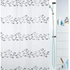 Spirella Shore Silver Shower Curtain DV-PEVA 71x79in. (180 x 200