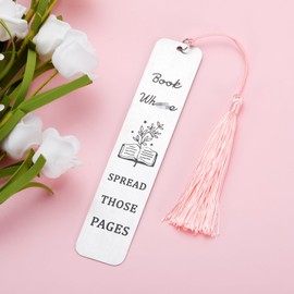 Funny Bookmark Gifts for Book Lovers Women Bookish Gifts for Christmas Birthday Book Marker for Female Friends Teens BFF Bookworm Reader Reading Present Book Club Gifts for Friend