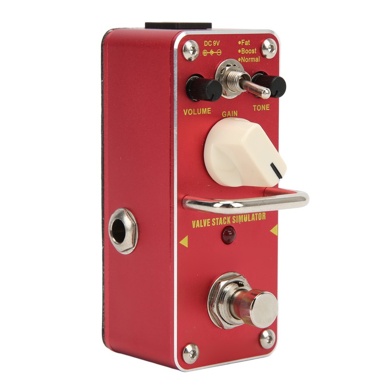 Simulator Effect Pedal Tube True Bypass Distortion Tone Amplifier Guitar