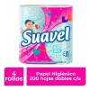 Papel Higiénico Suavel 4 Rollos de 200 Hojas