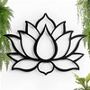 keluly Metallic Decoration Floating Wall Sculpture with Shadow Made of