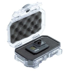 52 Dry Box Protective Case with Pick & Pluck Foam - Travel Safe / Mil Spec / Waterproof / USA Made - for Pistols, Cameras, Phones, Camping, Fishing, Hiking, Traveling, Water Sports, Knives (Clear)