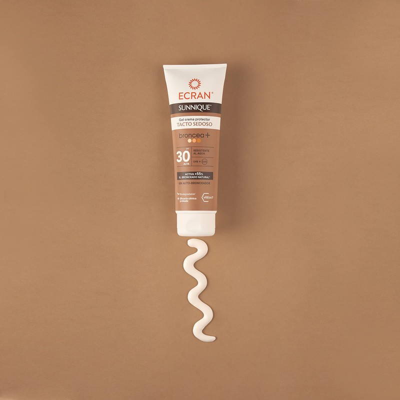 Ecran Sunnique Broncea+ Gel Crema Spf30 250 ml