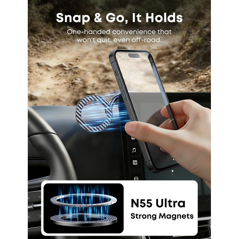 Homaz life Phone Holder for Your Car for Magsafe