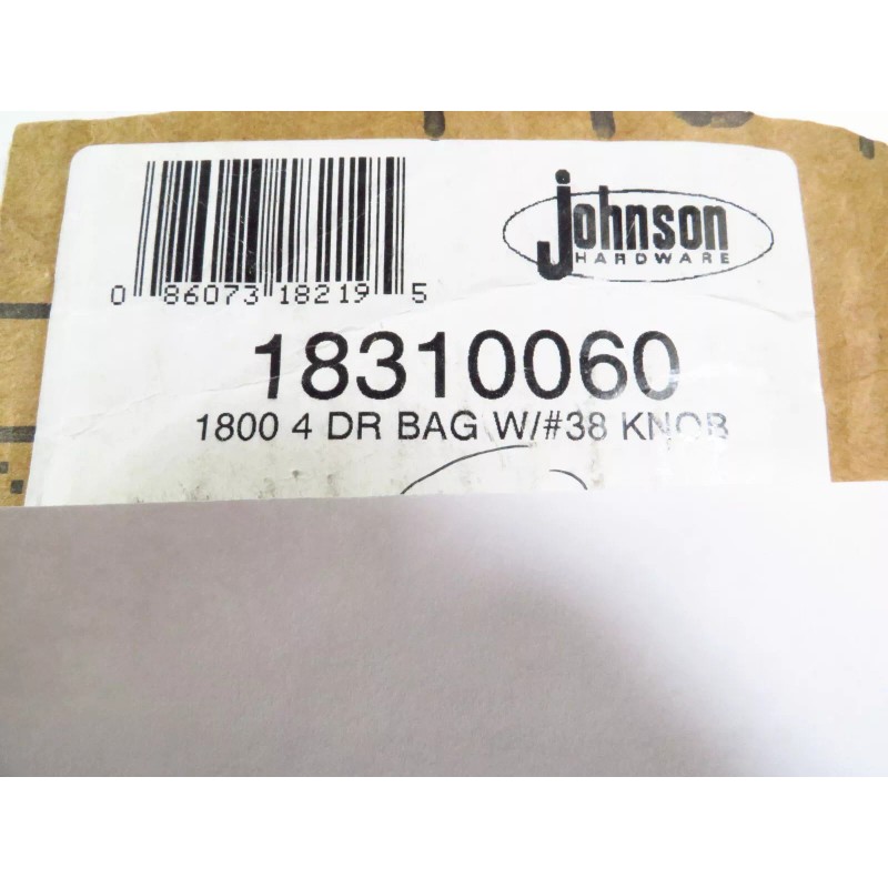 Johnson 1825 Series Folding Door Hardware Parts Kit: 4 Door