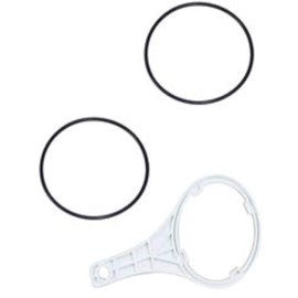 Compatible with WATTS-WW-FF Wrench and Two O Rings for Full-Flow Clear Housings