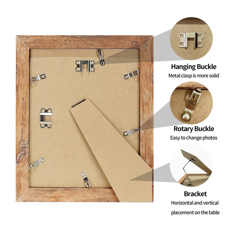 iRahmen 8x10 Picture Frame Set of 4, High Definition Real