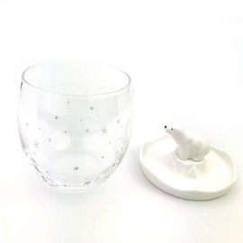 Sunart SAN3396-1 Cute Tableware, North Pole, Shirokuma Somen, Ochoko & Condiment Container, 9.4 fl oz (290 ml)