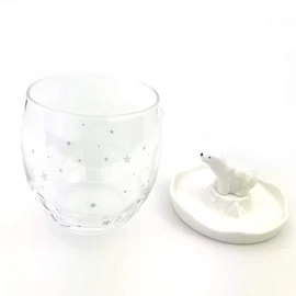 Sunart SAN3396-1 Cute Tableware, North Pole, Shirokuma Somen, Ochoko & Condiment Container, 9.4 fl oz (290 ml)