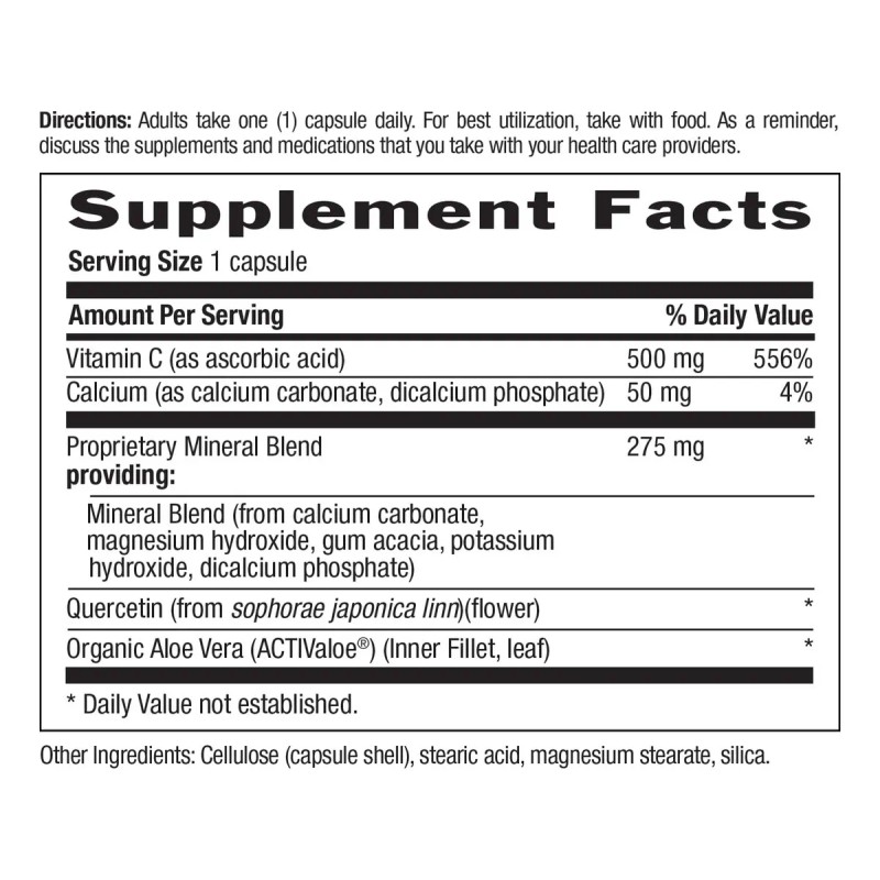 Vitamina C 500 mg Country Life Buffer-C 120 Cpsulas Veganas