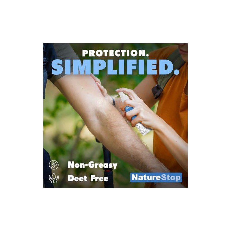 Flea Repellent Spray for Humans, DEET-Free Insect Repellent for Skin