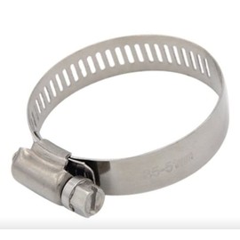 MarineNow Premium Marine Grade 316 Stainless Steel Hose Clamps 12.7 mm Band, Choose Size and Pack Quantity [SAE:64 (90-114mm,3-1/2"-4-1/2"), 10-Pack]