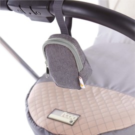 DIAGO Deluxe Pacifier Bag Grey