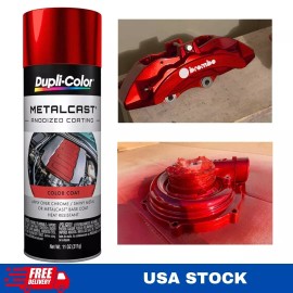Dupli-Color Red Anodized Coating Spray Gloss Brake Engine Custom Caliper Paint High Temp