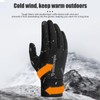 ZVCXOE Outdoor gloves Cold weather gloves Touch screen compatible Cycling