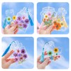 40 PCS Transparent Dried Flower Bookmarks, 2025 New Clear Jars