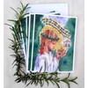 Catholic Christmas Cards with Prayer to Saint Lucy, Santa Lucia,
