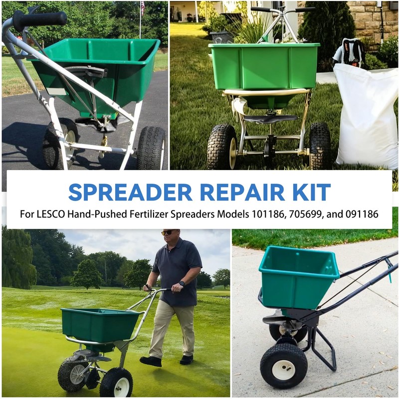 Eudaimonia 092463 Spreader Agitator Kit for Lesco 101186, 091186, 705699
