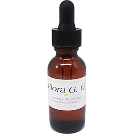 TCEShop Flora Gorgeous Gardenia - Type G For Women Scented Body Oil Fragrance [Glass Dropper Top - Pink - 1 oz.] - ID#37206