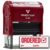 Ordered by Date (Order Complete) Self Inking Rubber Stamp (Red