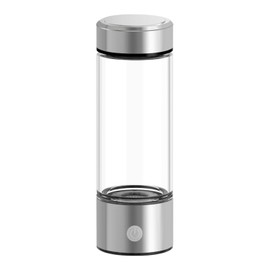 2025 New Hydrogen Water Bottle, 450ml Portable Hydrogenated Water Generator with SPE PEM Technology, Rechargeable Ionizer for Home, Office, Travel, Boosts Hydration, Retains H2 for 6 Hours