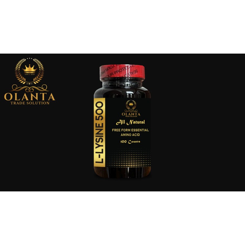 OLANTA TRADE SOLUTION L-Lysine 500mg Capsules – Pure Free Form