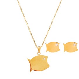 Medisei Dalee Set Earrings & Necklace – Fish